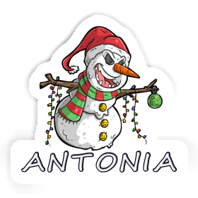 Aufkleber Schneemann Antonia Image