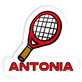 Antonia Aufkleber Tennisschläger Image