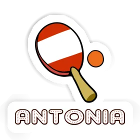 Table Tennis Racket Sticker Antonia Image