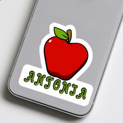 Antonia Sticker Apfel Laptop Image