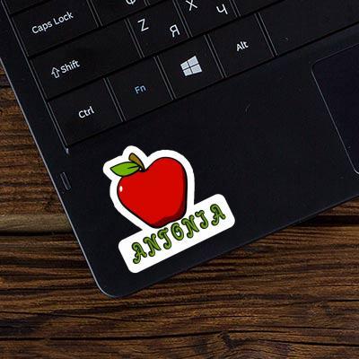 Apple Sticker Antonia Laptop Image