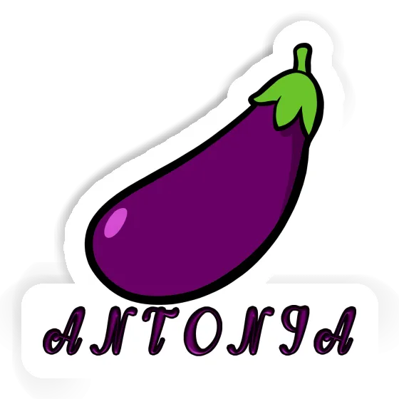 Autocollant Antonia Aubergine Image