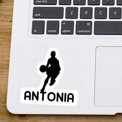 Autocollant Antonia Joueur de basket-ball Laptop Image