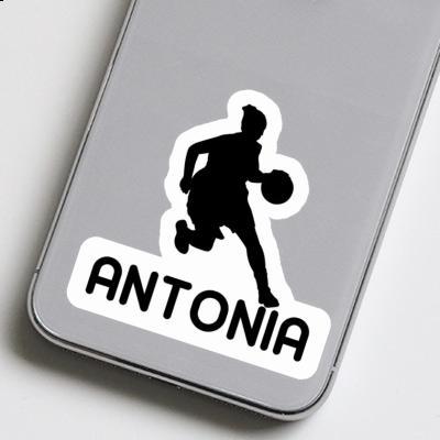 Basketball Player Sticker Antonia Notebook Image