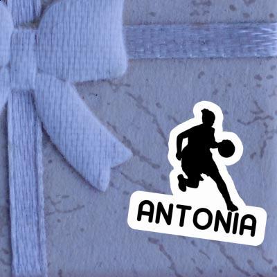 Basketball Player Sticker Antonia Notebook Image