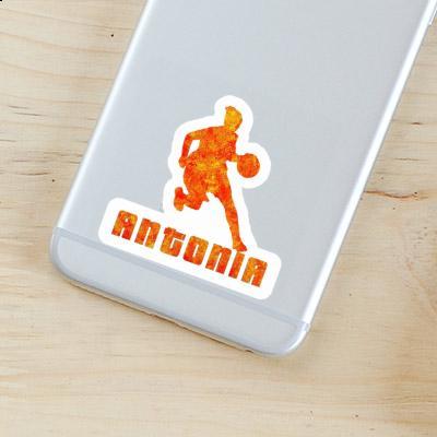 Basketball Player Sticker Antonia Notebook Image