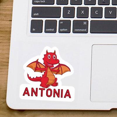 Antonia Autocollant Dragon Laptop Image