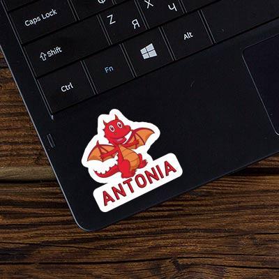 Antonia Autocollant Dragon Laptop Image