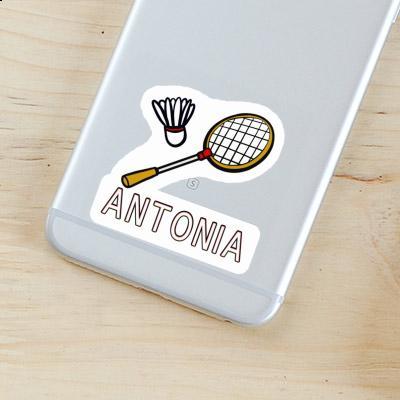 Badminton Racket Sticker Antonia Notebook Image