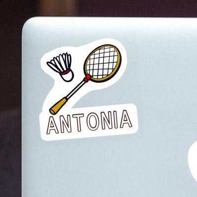 Antonia Aufkleber Badmintonschläger Laptop Image