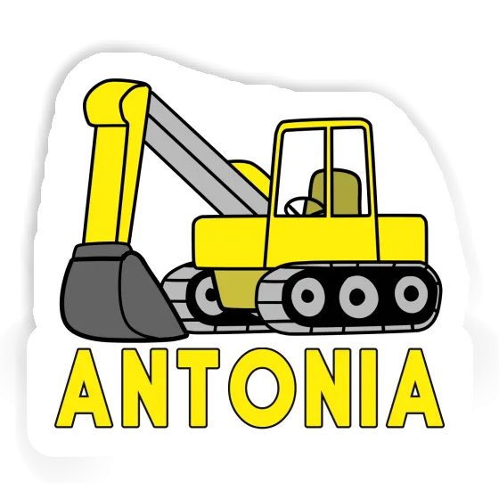 Excavator Sticker Antonia Notebook Image