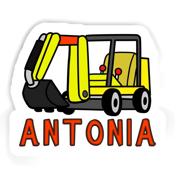 Sticker Antonia Mini-Excavator Image