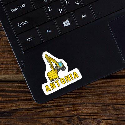 Sticker Excavator Antonia Laptop Image