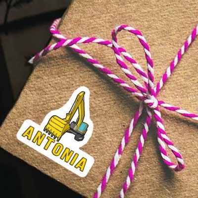 Sticker Excavator Antonia Gift package Image