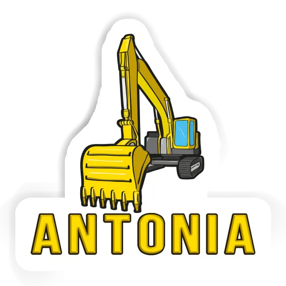 Sticker Excavator Antonia Laptop Image