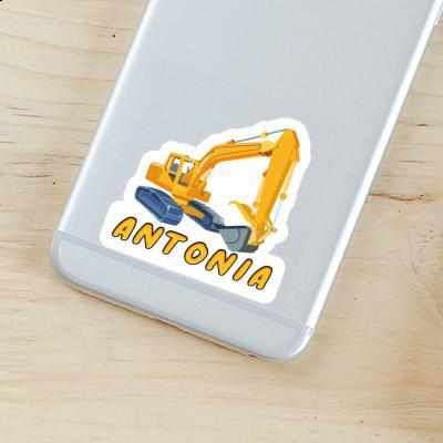 Excavator Sticker Antonia Laptop Image