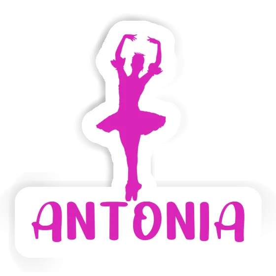 Ballerina Sticker Antonia Laptop Image