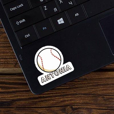 Autocollant Baseball Antonia Laptop Image