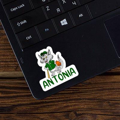 Cat Sticker Antonia Laptop Image