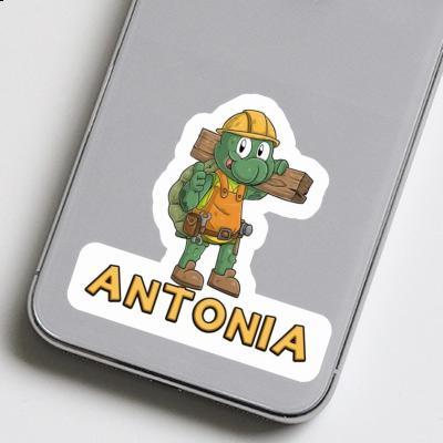 Construction worker Sticker Antonia Notebook Image