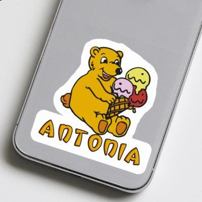 Antonia Sticker Eiscreme-Bär Image