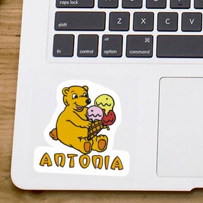 Autocollant Ours de glace Antonia Notebook Image