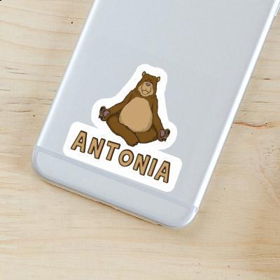 Antonia Sticker Yogi Laptop Image