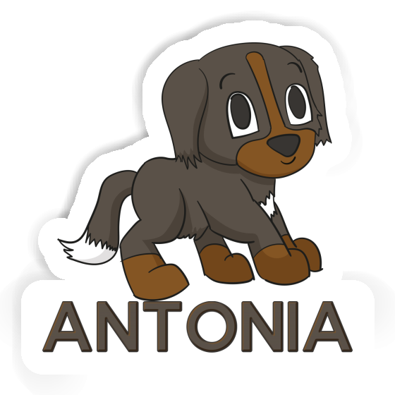 Sticker Mountain Dog Antonia Notebook Image