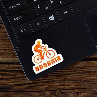 Antonia Sticker Biker Laptop Image