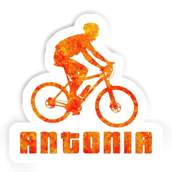 Antonia Sticker Biker Laptop Image