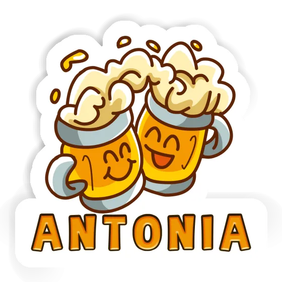 Antonia Sticker Beer Image