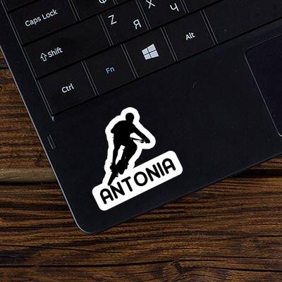 Sticker Antonia Biker Laptop Image