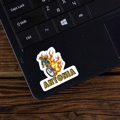 Sticker Antonia Biker Laptop Image