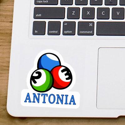 Sticker Billiard Ball Antonia Laptop Image