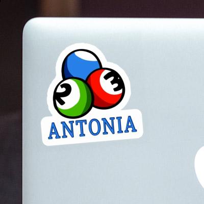 Sticker Billiard Ball Antonia Notebook Image