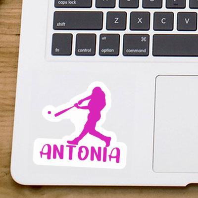 Antonia Sticker Baseballspieler Image