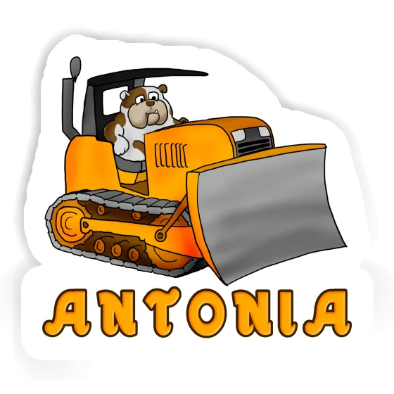 Antonia Autocollant Bulldozer Laptop Image