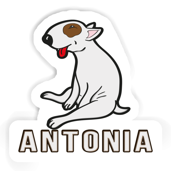 Sticker Antonia Bull Terrier Image