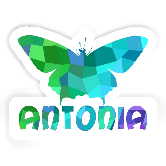 Butterfly Sticker Antonia Laptop Image