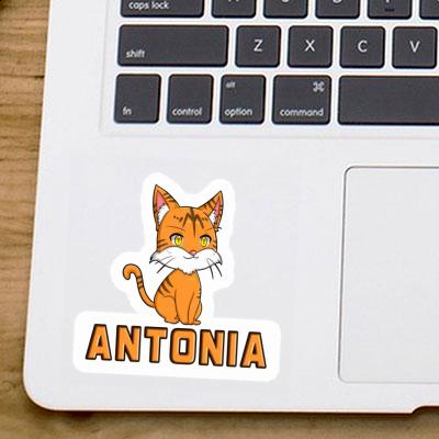 Cat Sticker Antonia Notebook Image