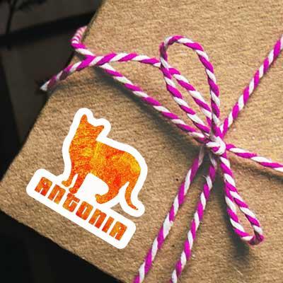 Antonia Aufkleber Katze Gift package Image