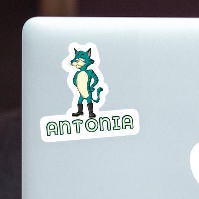 Standing Cat Sticker Antonia Notebook Image