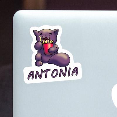 Sticker French Fry Cat Antonia Notebook Image