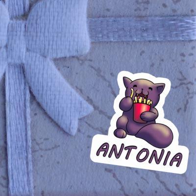 Sticker French Fry Cat Antonia Notebook Image