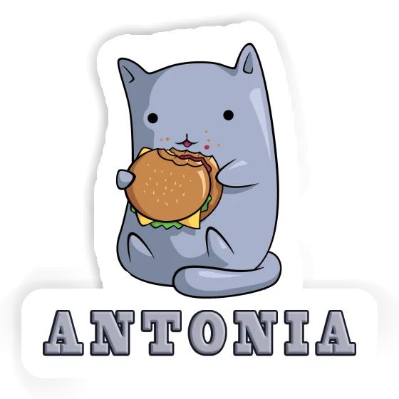 Hamburger-Katze Aufkleber Antonia Gift package Image