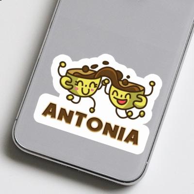 Antonia Sticker Coffee Laptop Image