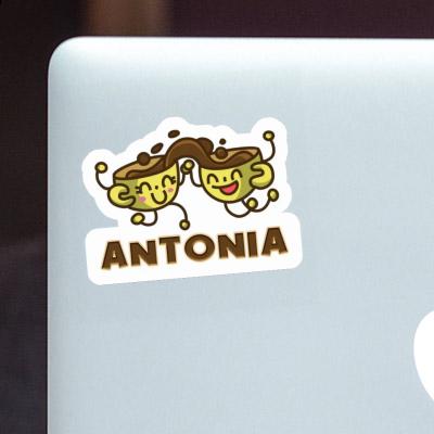 Antonia Sticker Coffee Image