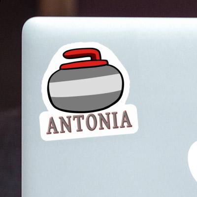 Sticker Curling Stone Antonia Image