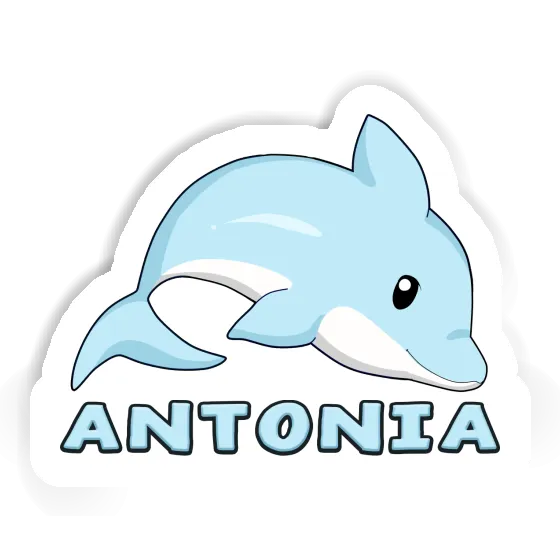 Antonia Sticker Dolphin Notebook Image