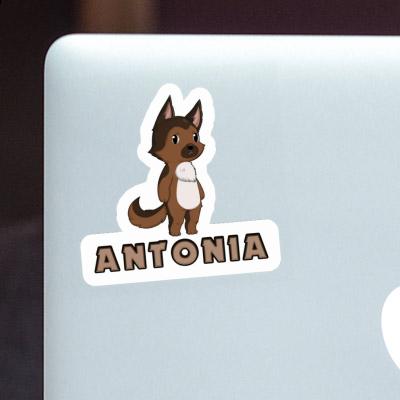 Antonia Sticker German Sheperd Notebook Image